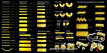 پاستا ها را بشناسید