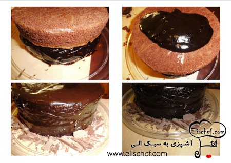 شکلات برای روکش کیک